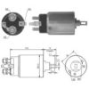 HOFFER 6646022 Solenoid Switch, starter